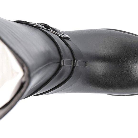 NWB Naturalizer Women's Dale Black WP Leather Knee High Boots sz 8 - Picture 9 of 12